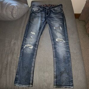 Nice pair of barely worn Rock revivals from Buckle size 32x